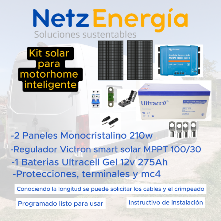 Kit Solar Motorhome Inteligente
